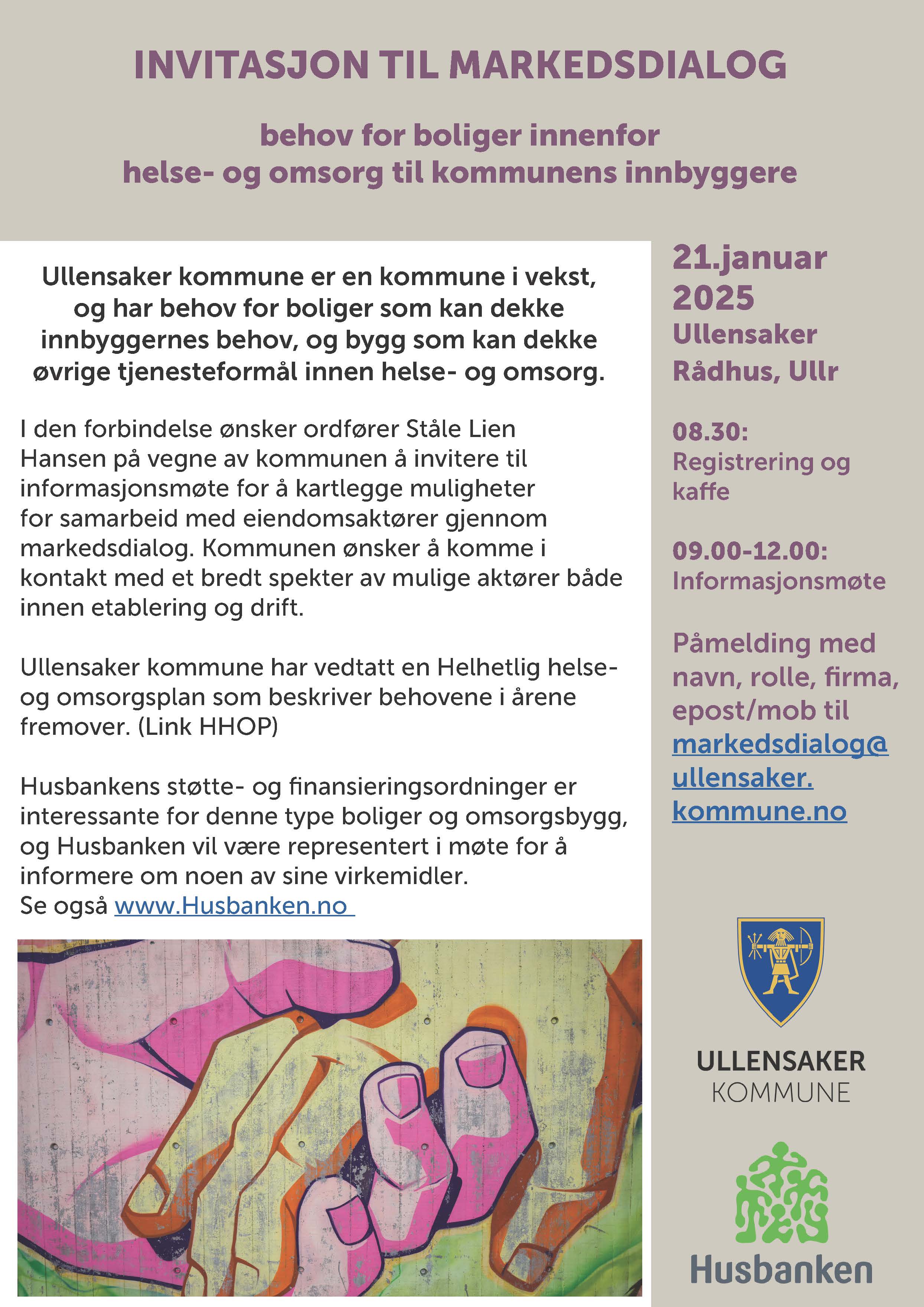 Velkommen til informasjonsmøte om markedsdialog