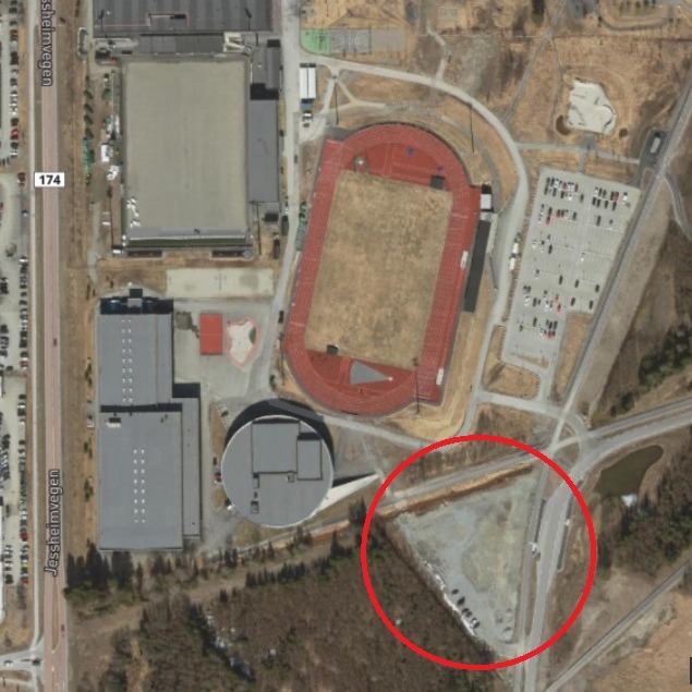 «Trekanttomta» Jessheimbadet