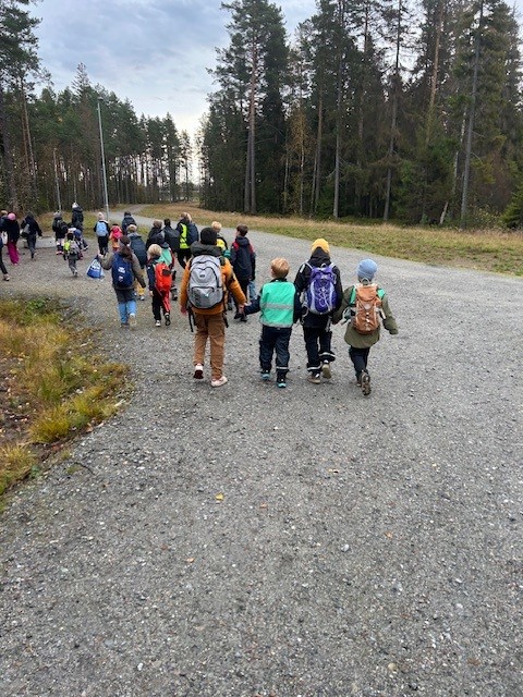 Faddertur til skogen