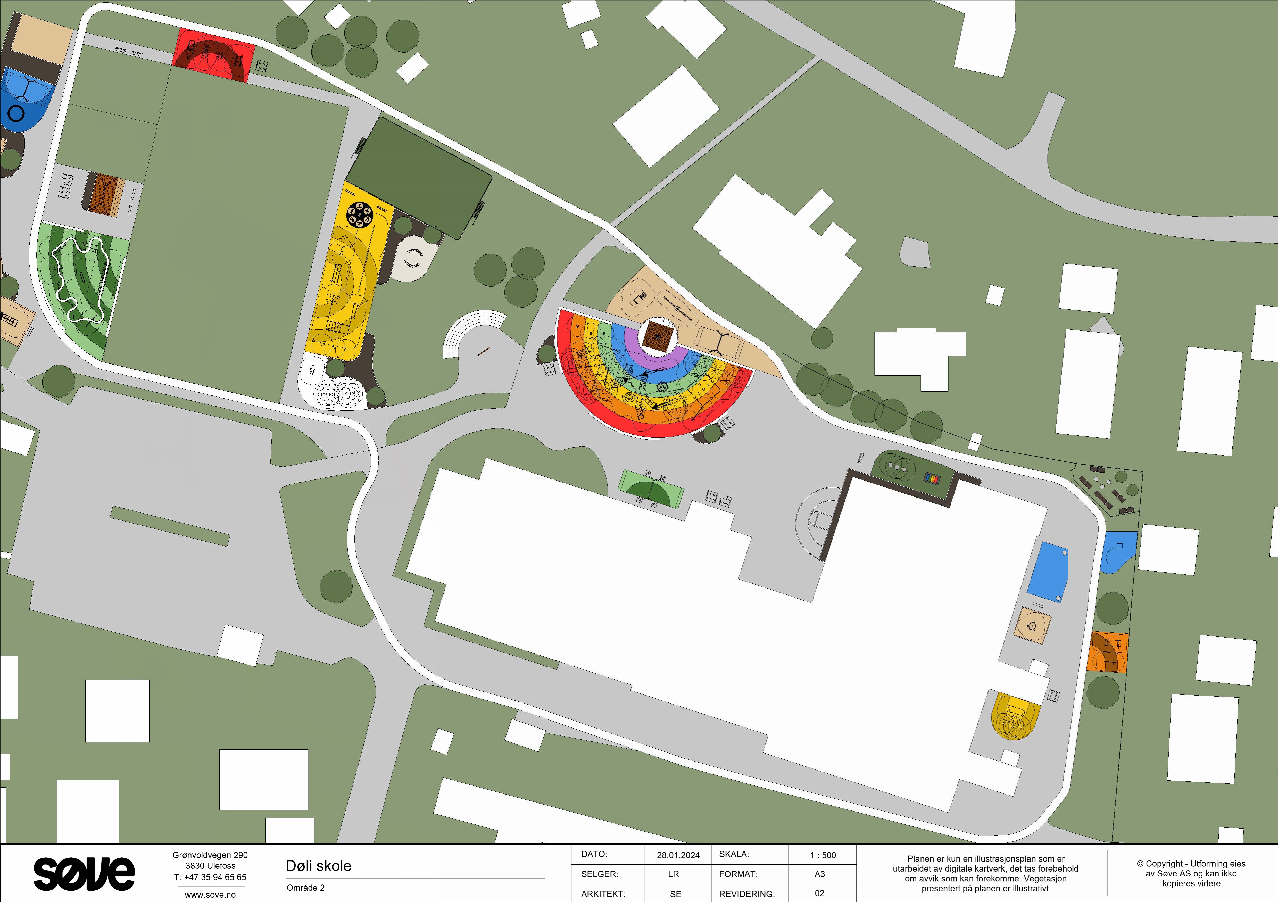 "Drømmeskolegården tar form"