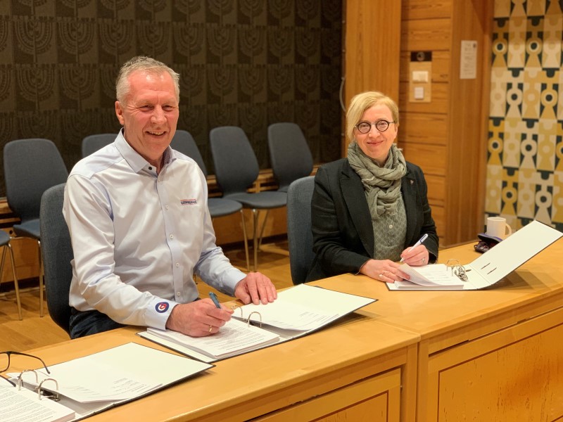 Signerte kontrakt med totalentreprenøren for omkjøringsveien