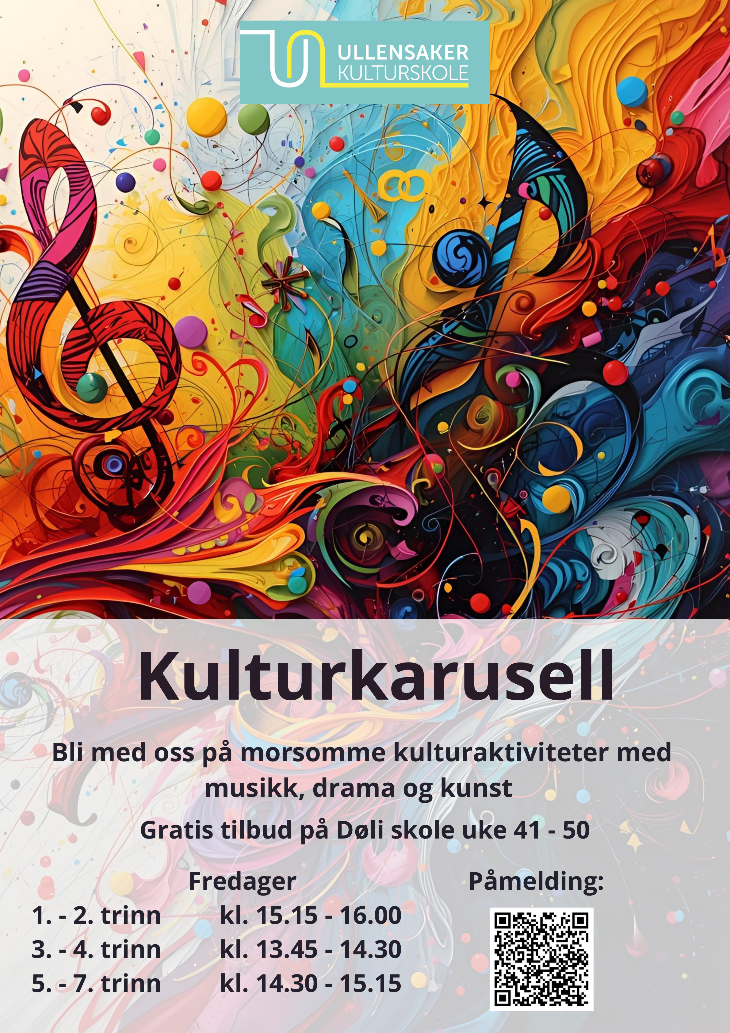 Bli med på Kulturkarusell på Døli skole!