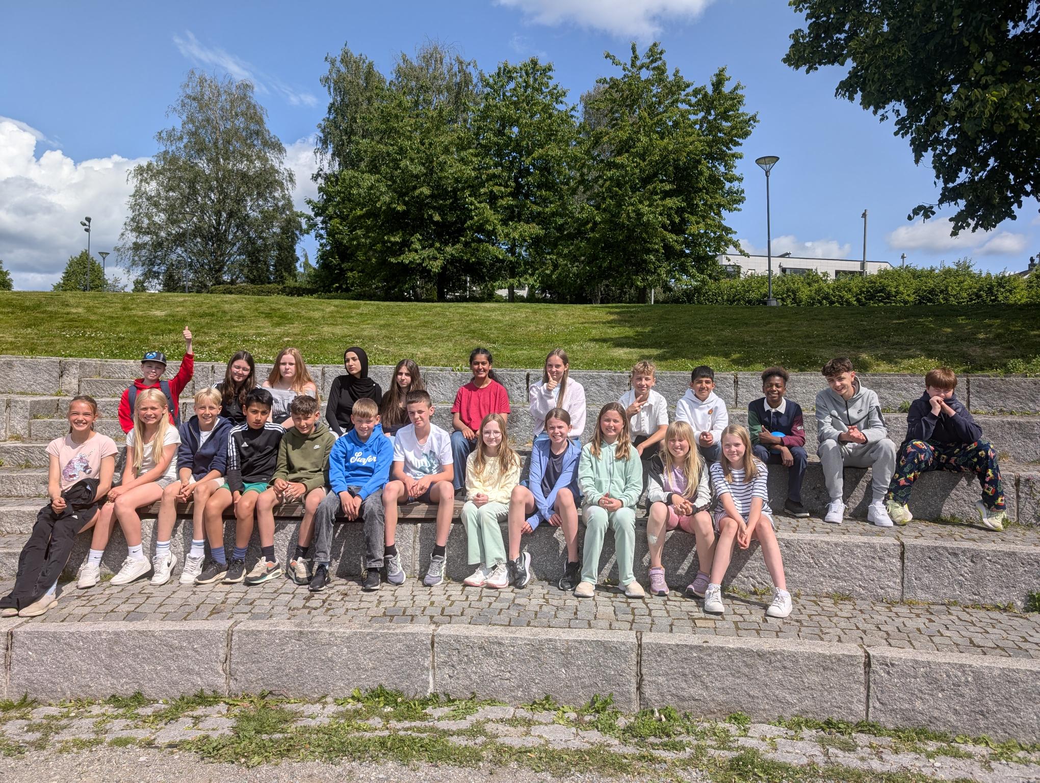Avslutning for årets elevrådsrepresentanter og trivselsledere på Døli skole!