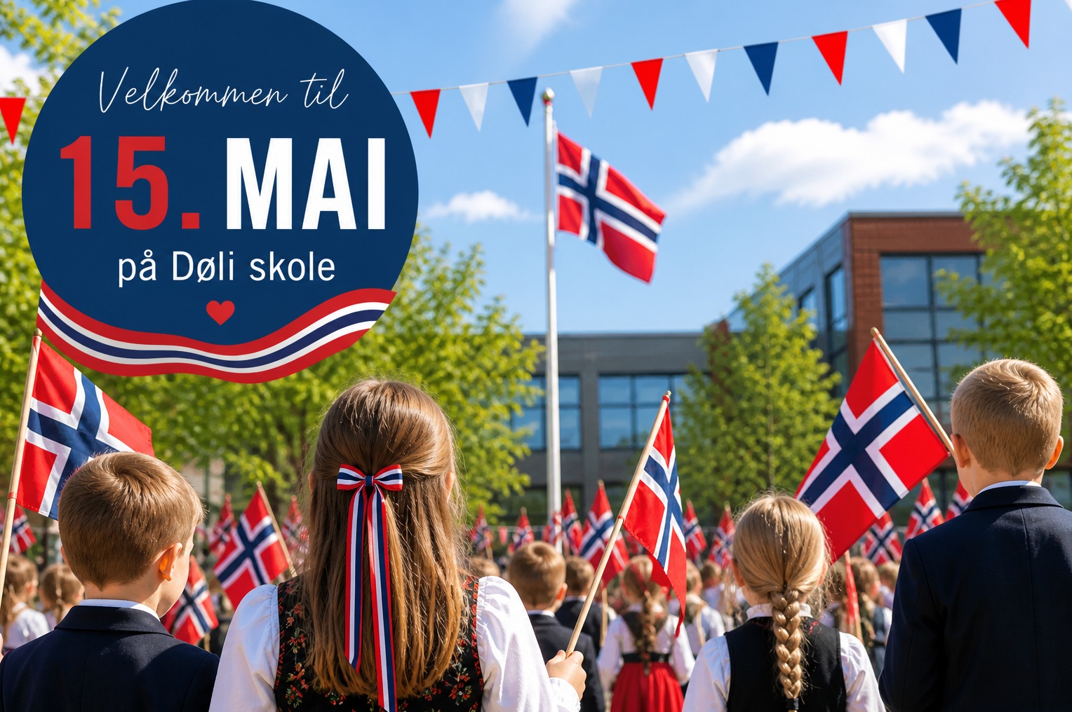Velkommen til 15. mai-arrangement på Døli skole