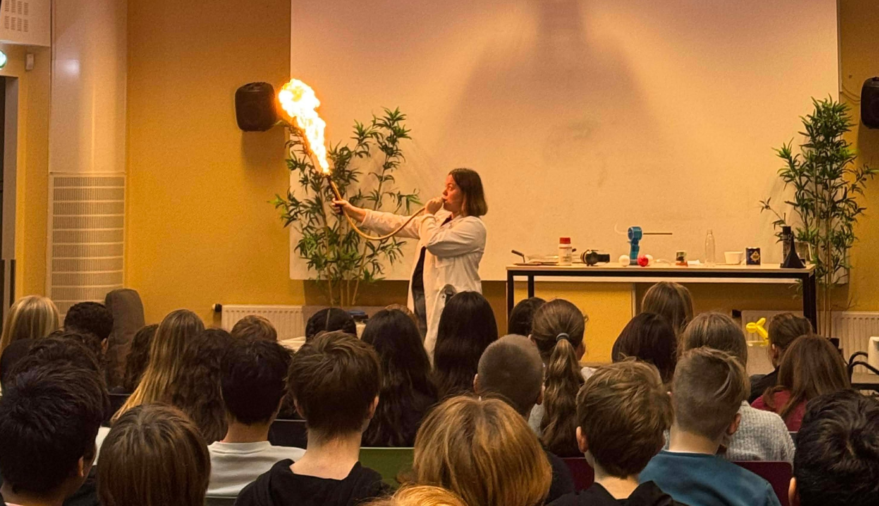 Spektakulært vitenshow i regnbuerommet