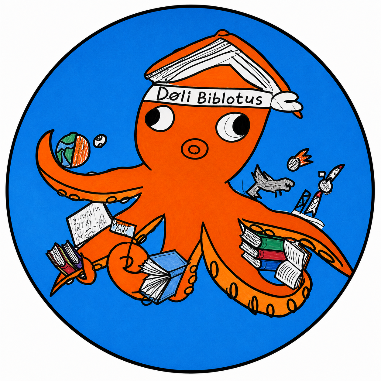 Døli skolebibliotek har fått navn og logo