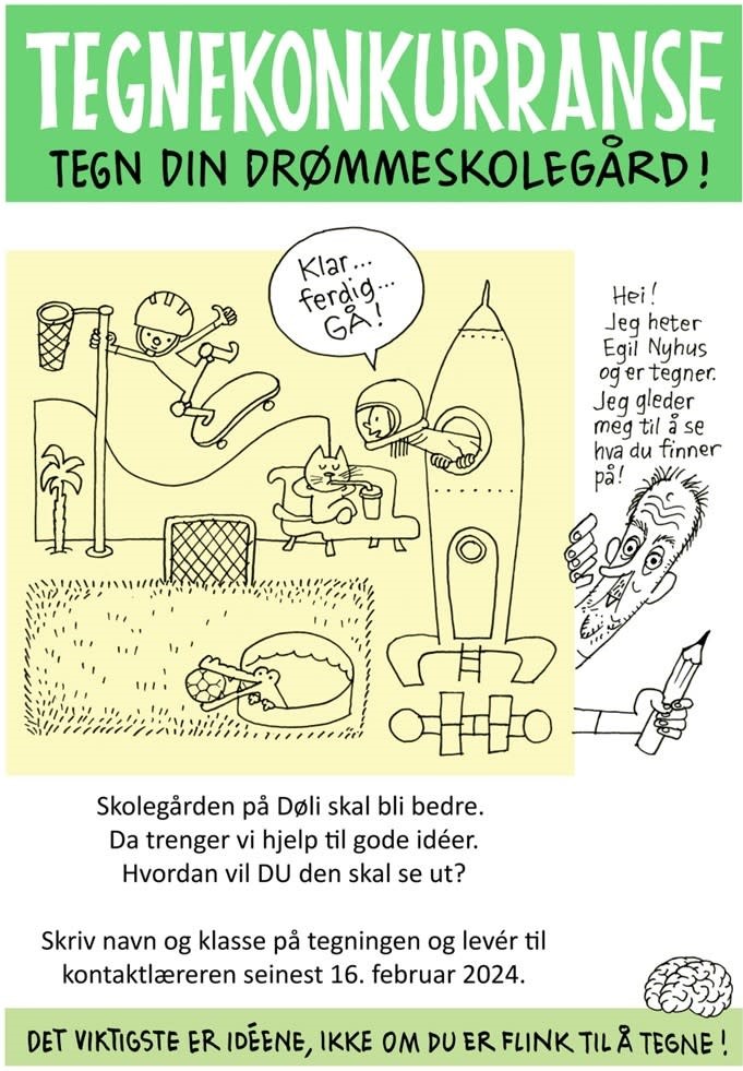 Kåring av vinnere til tegnekonkurransen!