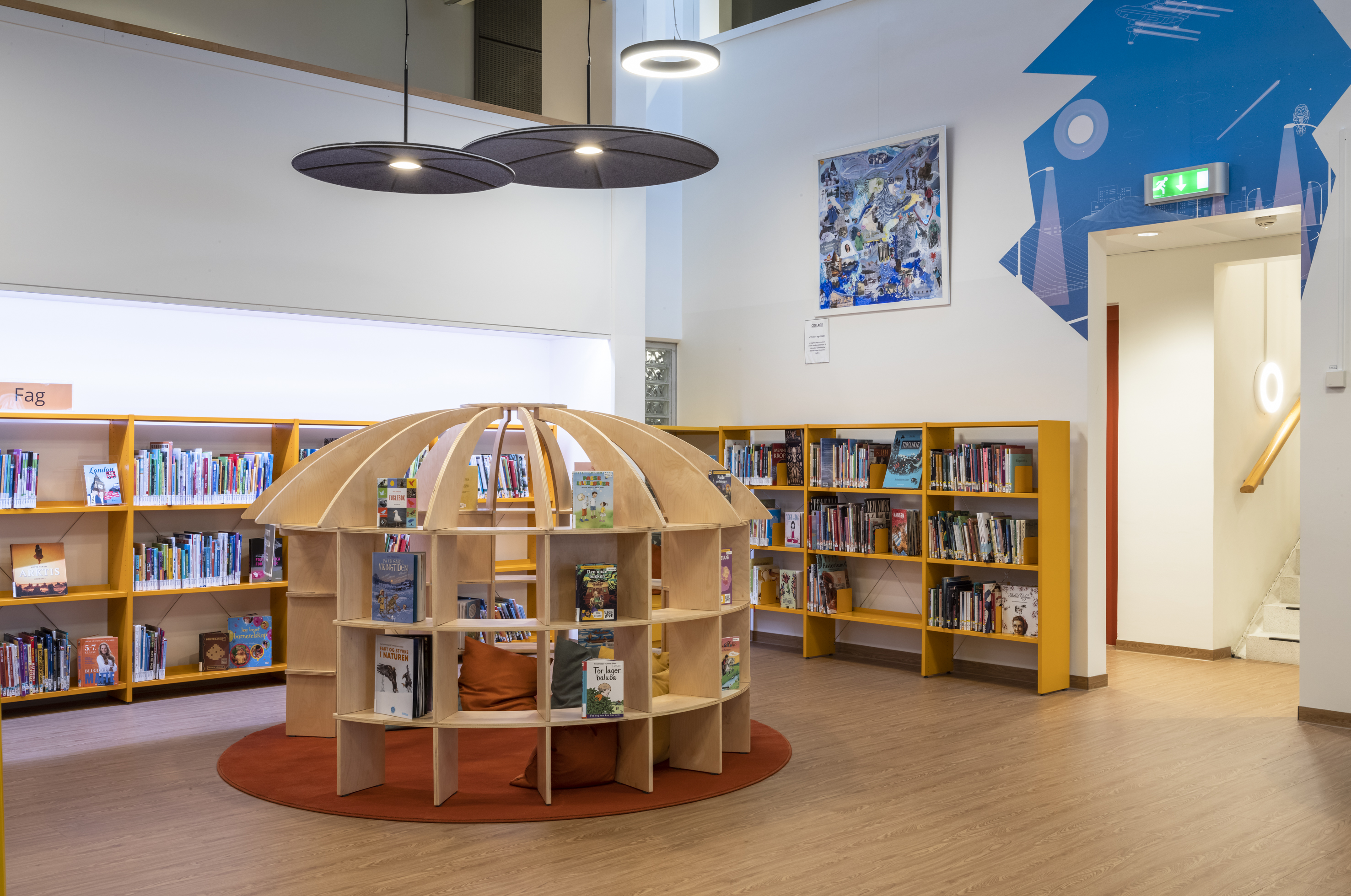 Åpningstider i mai på biblioteket