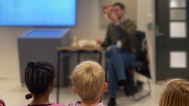 Lesestund for barn på bibliotekene i Ullensaker