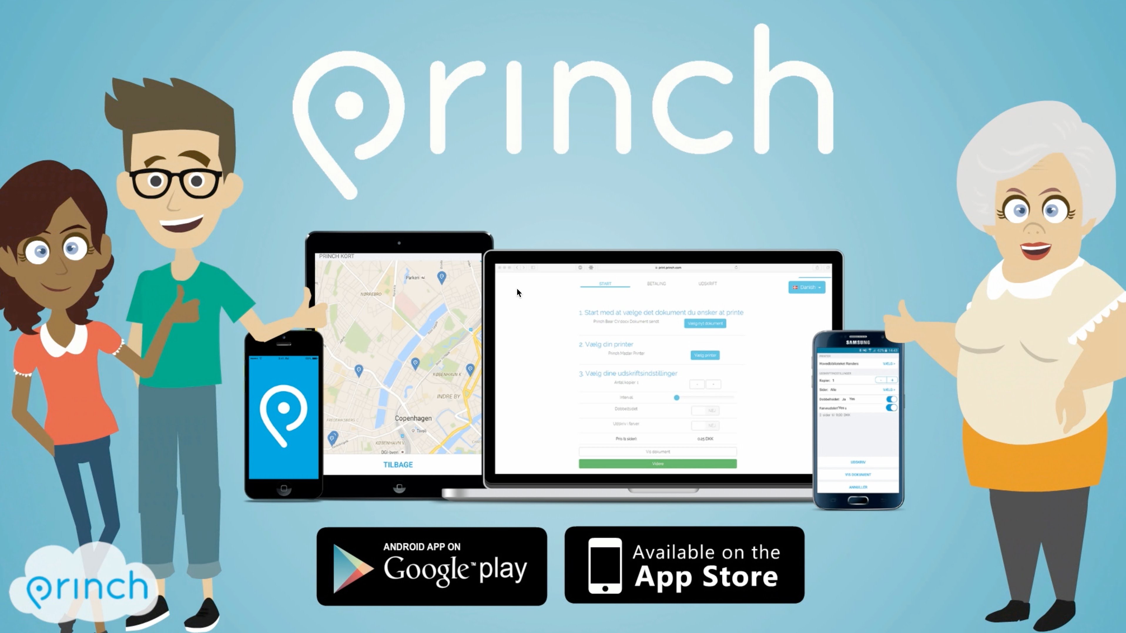 Print ut med Princh på biblioteket