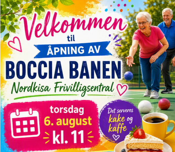 Åpning av Boccia banen i Nordkisa