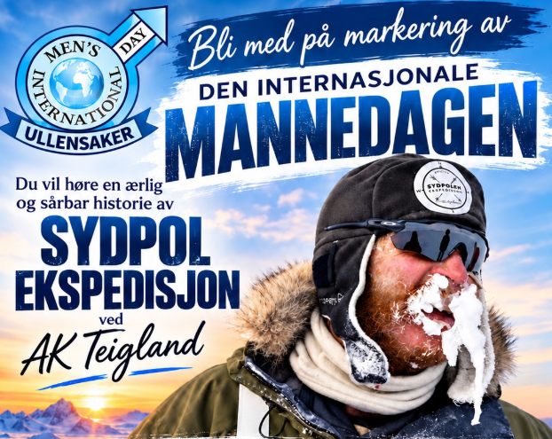 Markering av Den internasjonale mannedagen! - foredrag om Sydpll ekspedisjon