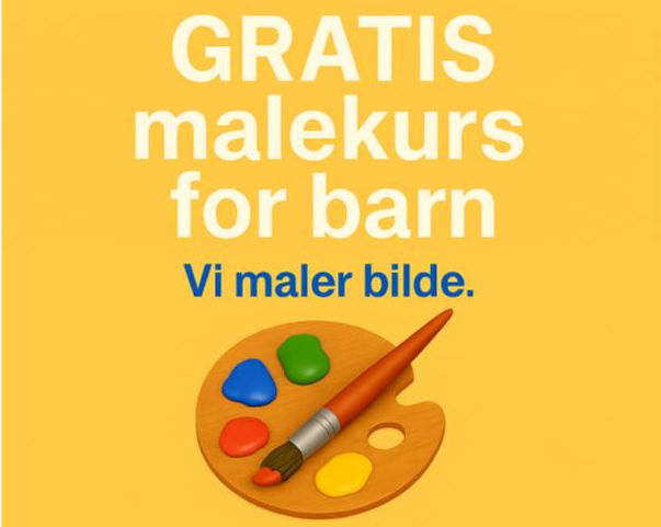 Gratis malekurs for barn
