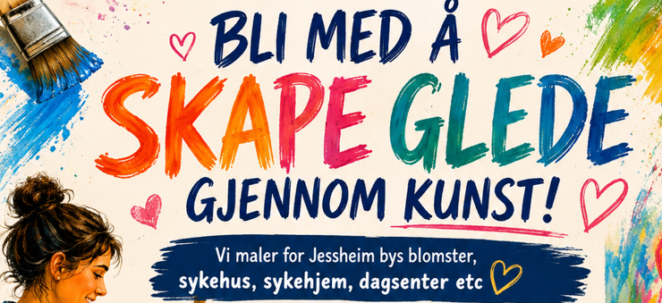 Bli med å skape glede gjennom kunst!