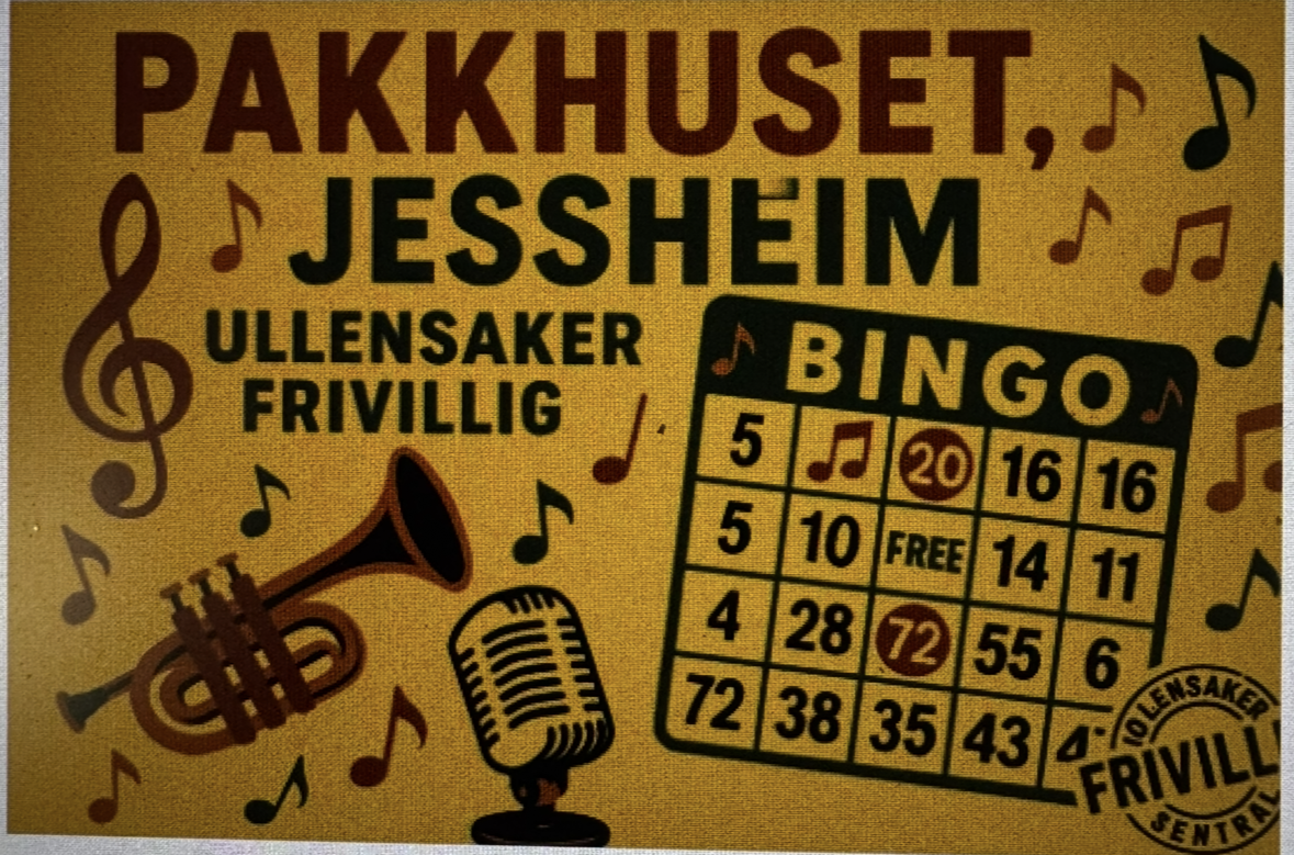 Musikkbingo på Pakkhuset