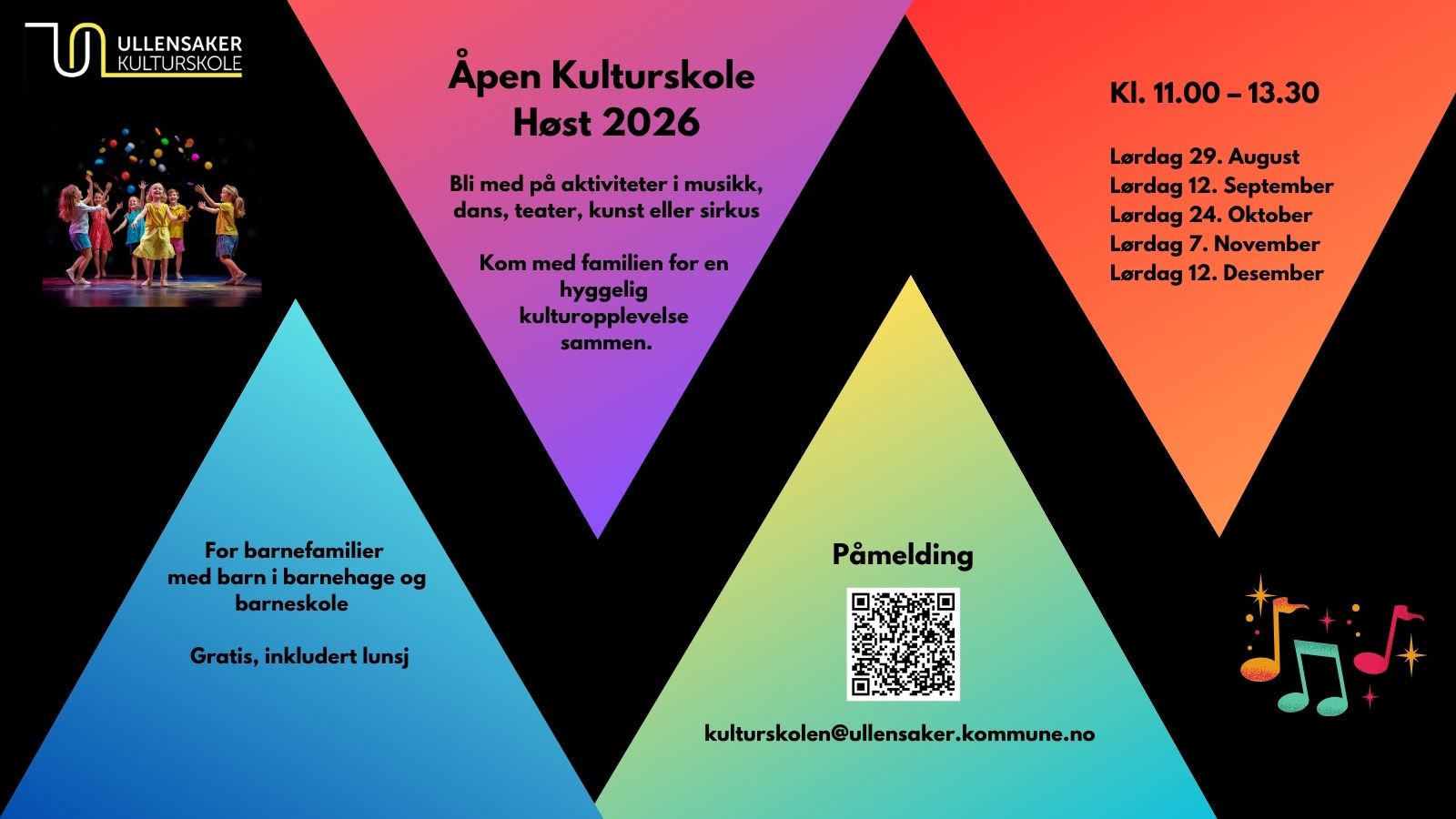 Åpen kulturskole - høsten 2026